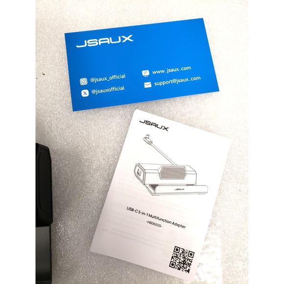 JSAUX Docking Station fits Steam Deck 5-in-1 Dock USBC HDMI Network Type C. - Picture 9 of 9